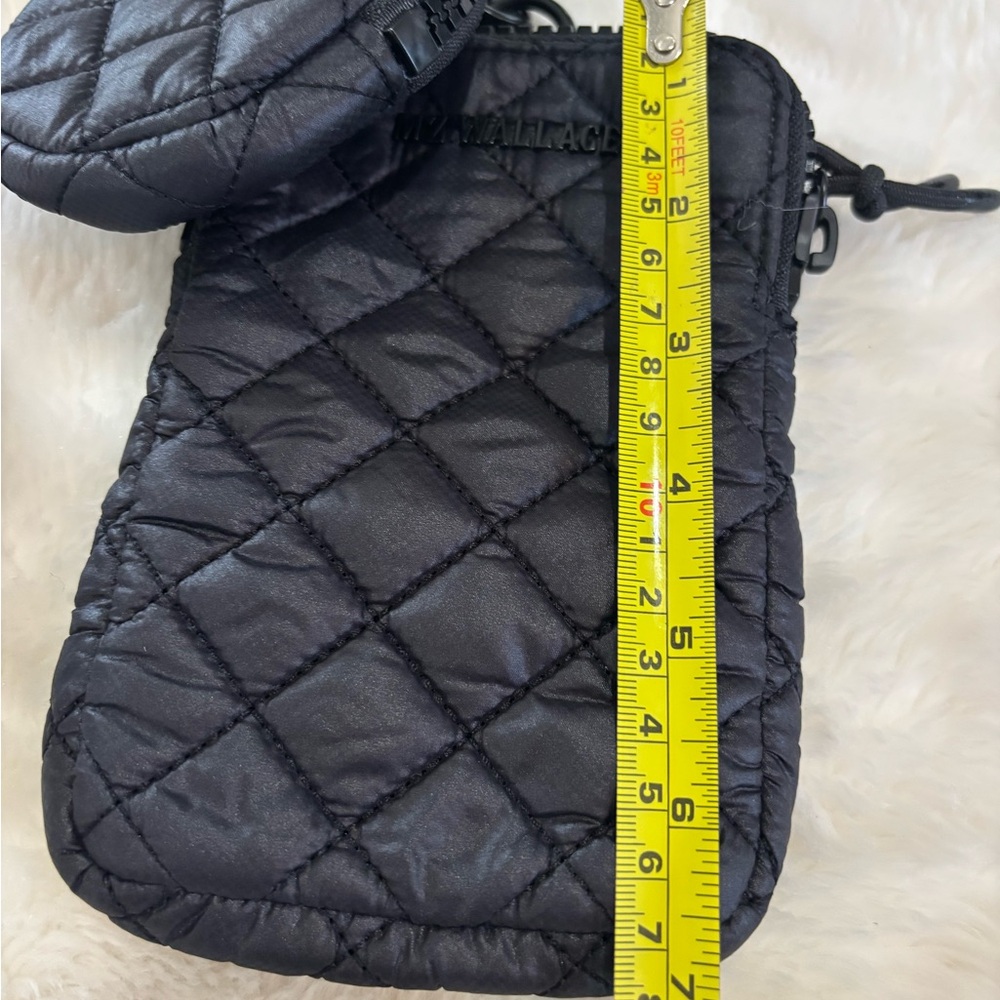 MZ Wallace Black Quilted Crossbody with Pouch - Picture 3 of 12